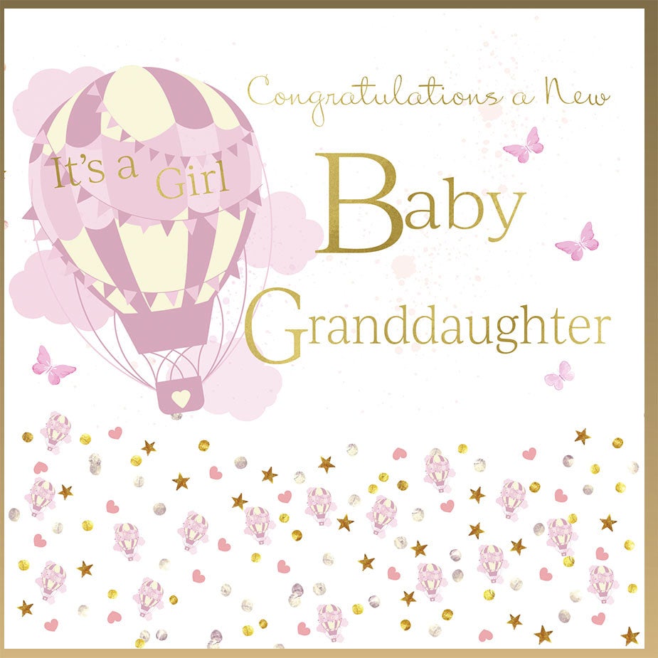 Congratulations a New Baby Granddaughter/Grandson | Pickwick&rsquo;s Pop-Up